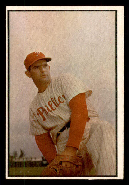 1953 Bowman Color Baseball #158 Howie Fox Phillies EX-MT 559023