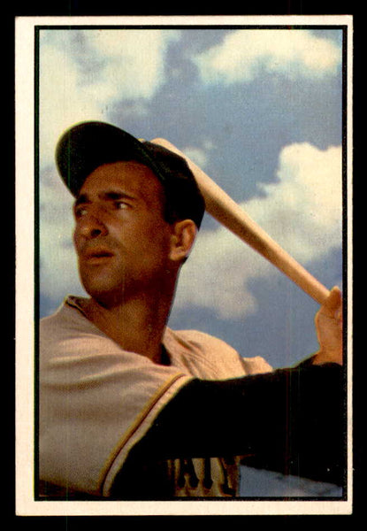 1953 Bowman Color Baseball #160 Cal Abrams Pirates EX 559026