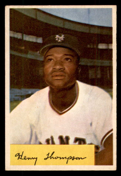 1954 Bowman Baseball #217 Hank Thompson Giants VG-EX 559028