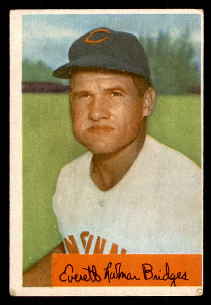 1954 Bowman Baseball #156 Rocky Bridges Reds VG-EX 559030