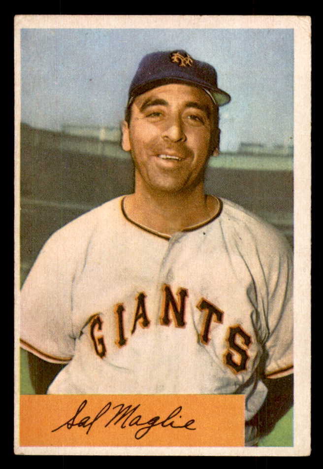 1954 Bowman Baseball #105 Sal Maglie Giants VG-EX 559033