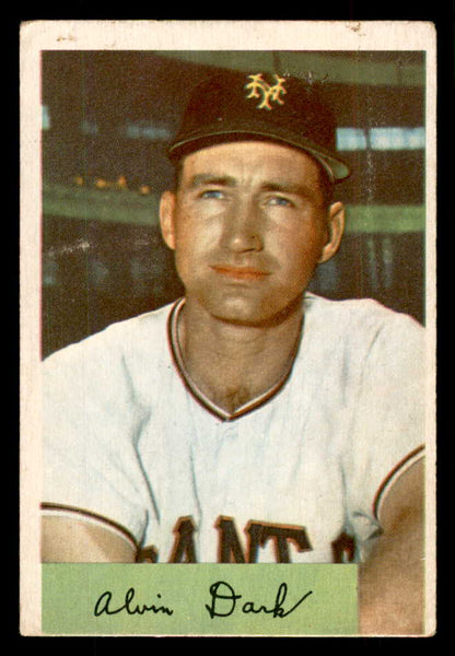 1954 Bowman Baseball #041 Al Dark Giants VG-EX 559036