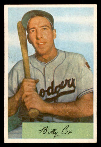 1954 Bowman Baseball #026 Billy Cox Dodgers EX-MT 559038