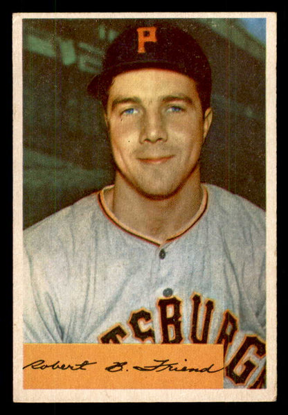 1954 Bowman Baseball #043 Bob Friend Pirates EX-MT 559039