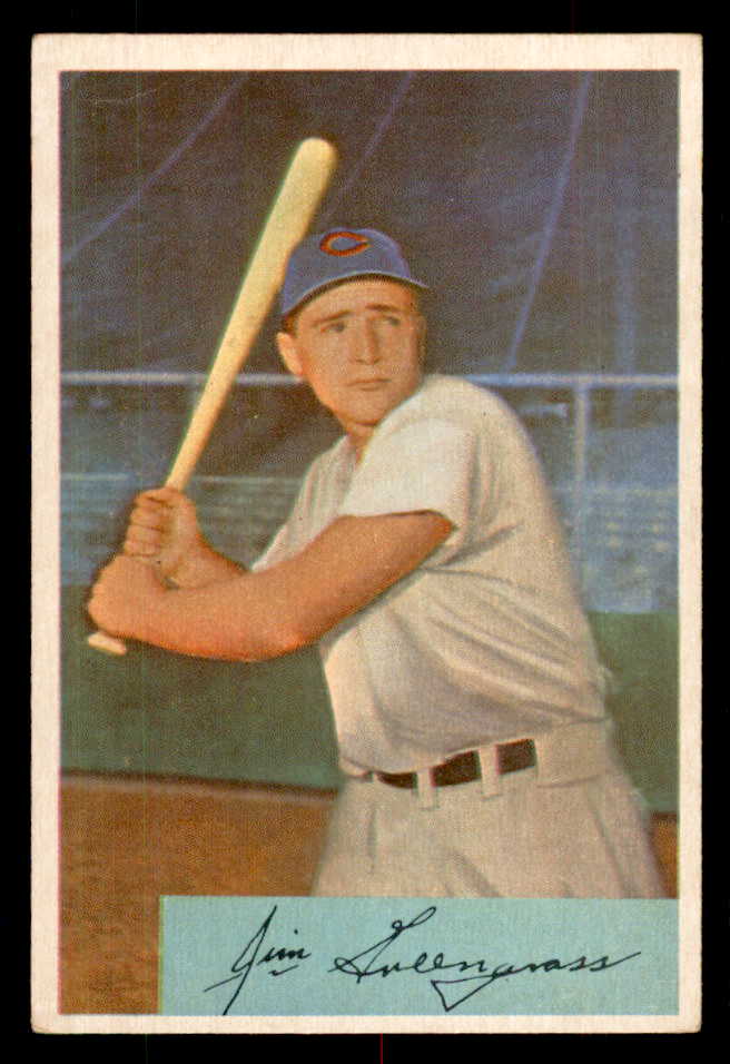 1954 Bowman Baseball #028 Jim Greengrass Reds EX-MT 559054