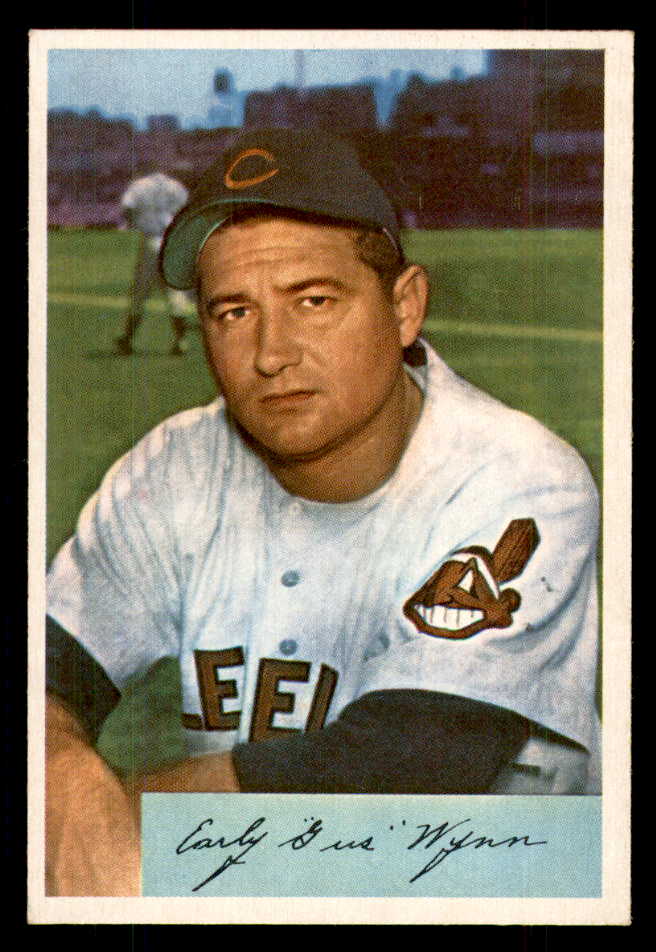1954 Bowman Baseball #164 Early Wynn Indians EX-MT 559056