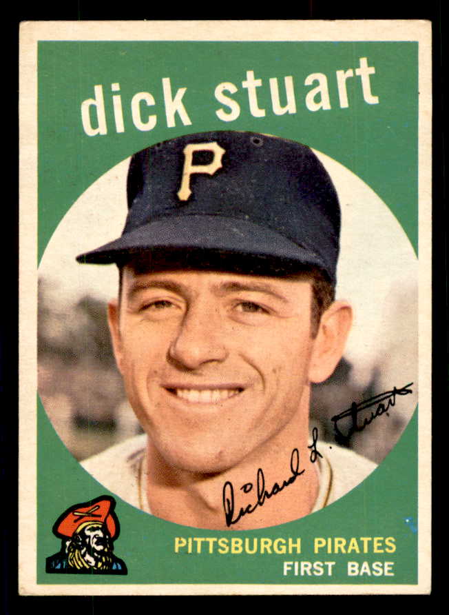 1959 Topps Baseball #357 Dick Stuart Pirates EX-MT 559058