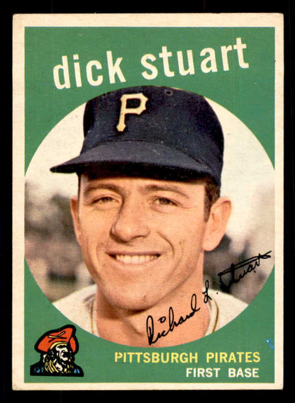 1959 Topps Baseball #357 Dick Stuart Pirates EX-MT 559058