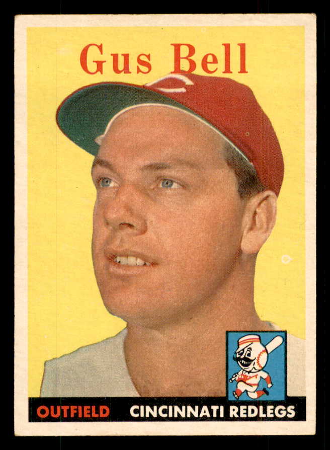 1958 Topps Baseball #075 Gus Bell Reds EX-MT 559065