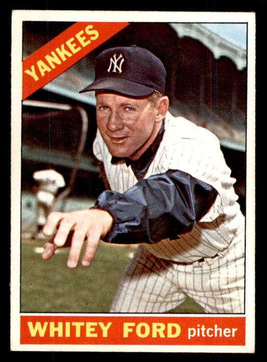 1966 Topps Baseball #160 Whitey Ford Yankees EX-MT 559074