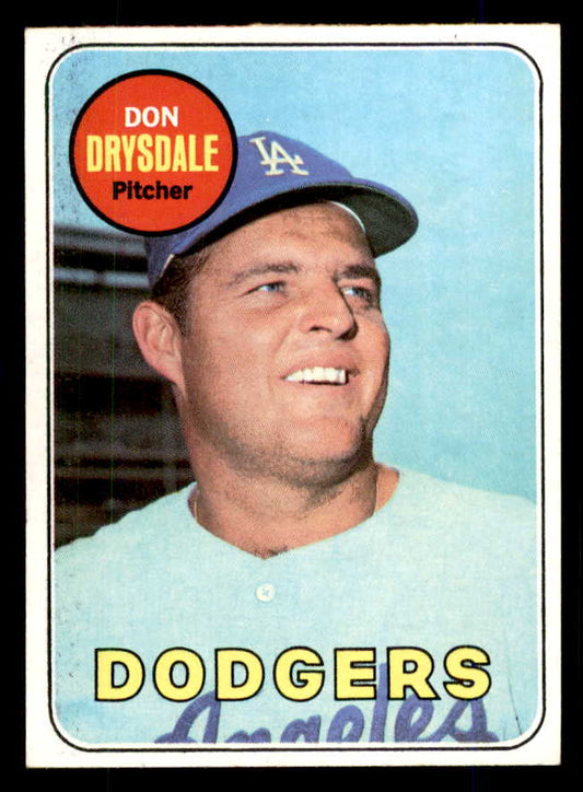 1969 Topps Baseball #400 Don Drysdale Dodgers EX-MT 559077