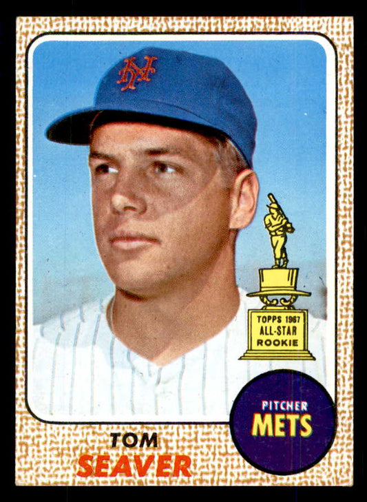 1968 Topps Baseball #045 Tom Seaver Mets EX-MT 559078