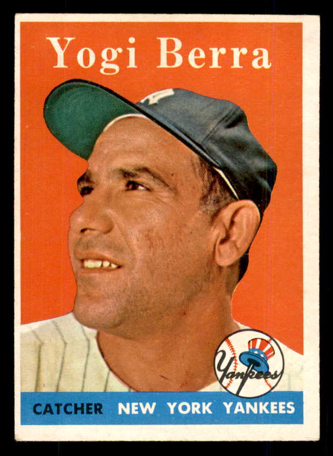 1958 Topps Baseball #370 Yogi Berra Yankees EX-MT 559080