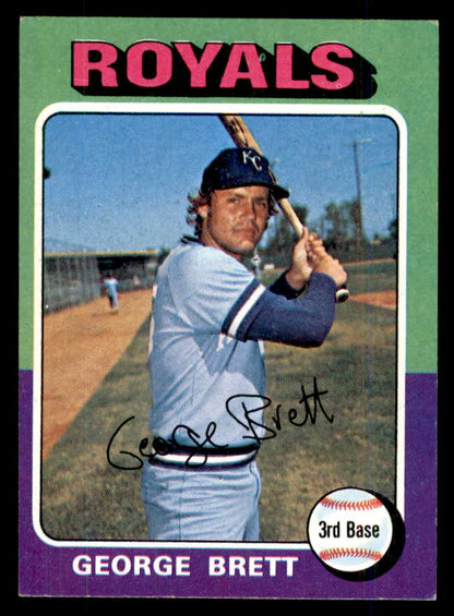 1975 Topps Baseball #228 George Brett Royals EX-MT 559089