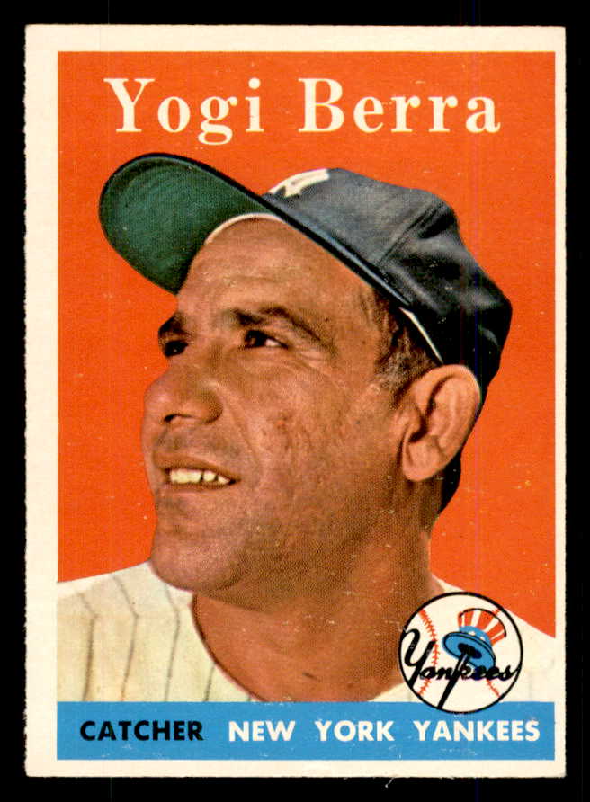 1958 Topps Baseball #370 Yogi Berra Yankees EX-MT 559090