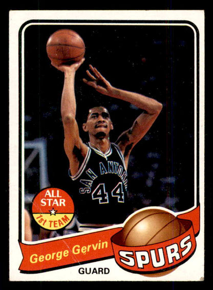 1979 Topps Basketball #001 George Gervin Spurs GD-VG 559092