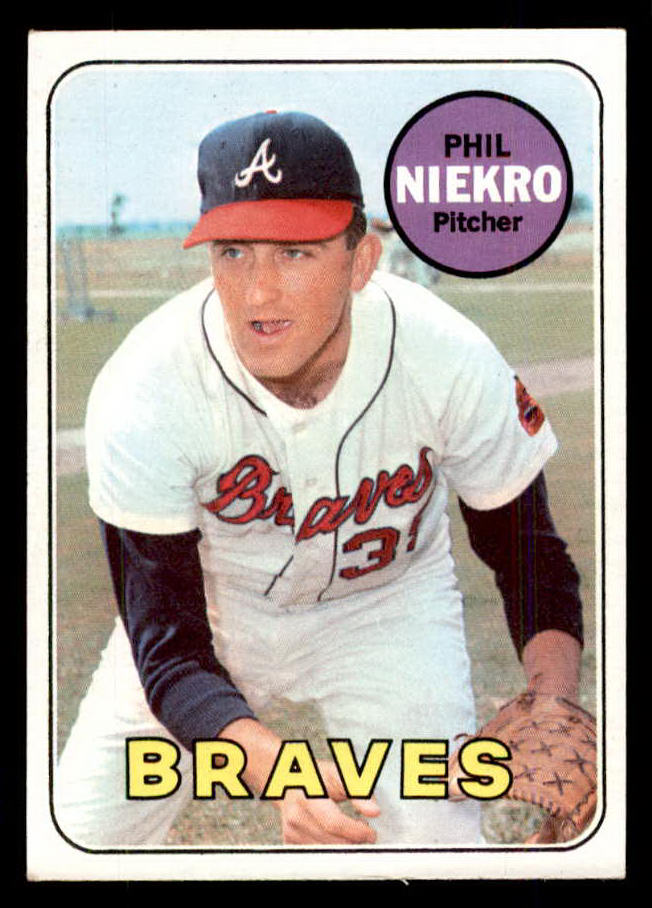 1969 Topps Baseball #355 Phil Niekro Braves VG-EX 559094