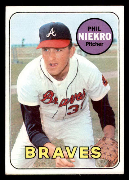 1969 Topps Baseball #355 Phil Niekro Braves VG-EX 559094