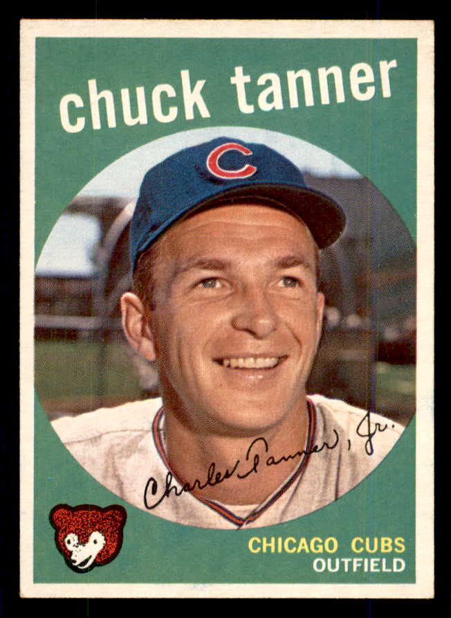 1959 Topps Baseball #234 Chuck Tanner Cubs EX-MT 559097