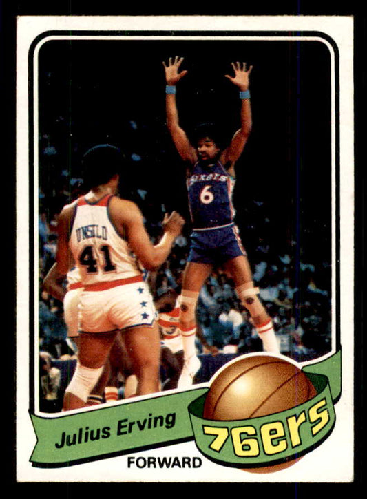 1979 Topps Basketball #020 Julius Erving 76ers VG-EX 559127