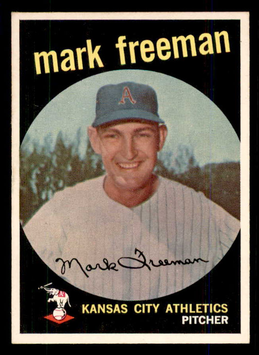 1959 Topps Baseball #532 Mark Freeman A's EX-MT 559129