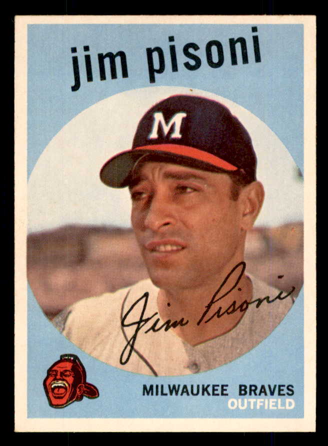 1959 Topps Baseball #259 Jim Pisoni Braves NR-MT 559139