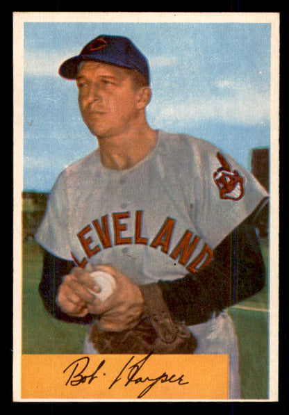 1954 Bowman Baseball #004 Bob Hooper Indians EX-MT 559142