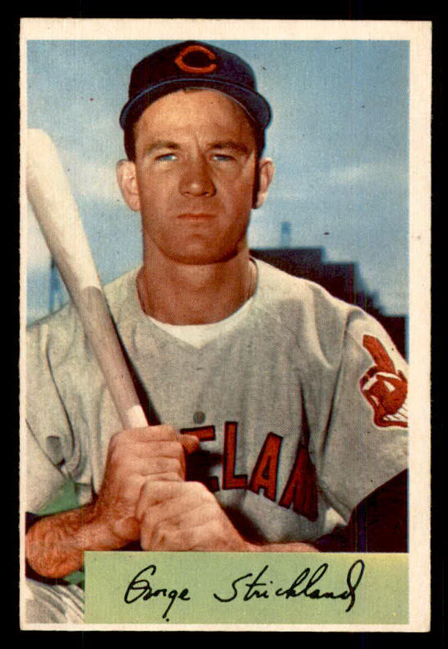 1954 Bowman Baseball #020 Art Houtteman Indians EX 559150