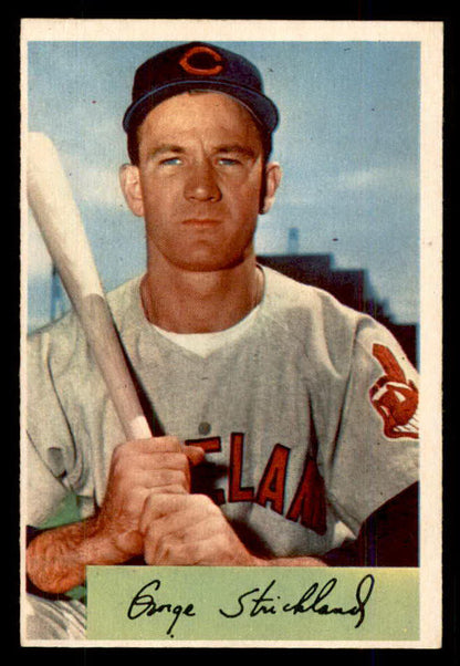 1954 Bowman Baseball #020 Art Houtteman Indians EX 559150