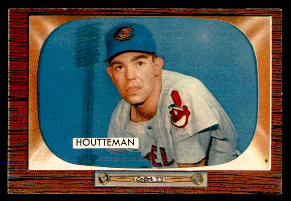 1955 Bowman Baseball #144 Art Houtteman Indians EX 559153