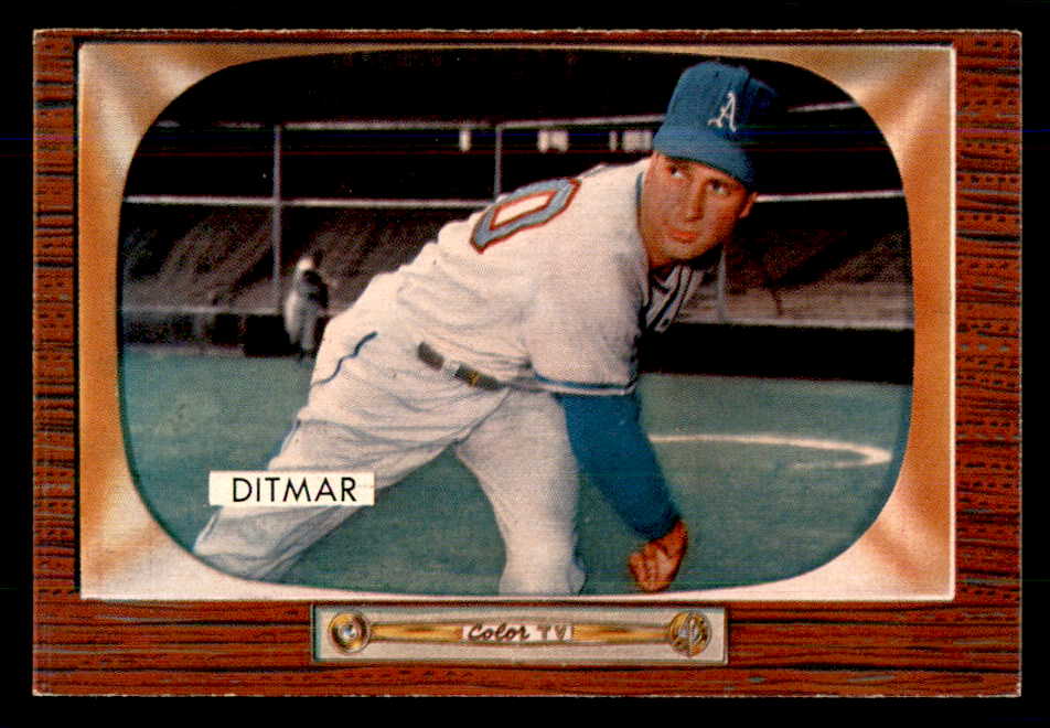 1955 Bowman Baseball #090 Art Ditmar A's EX-MT 559160