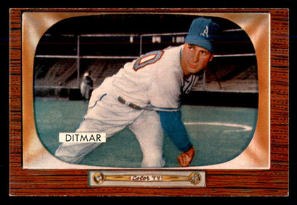 1955 Bowman Baseball #090 Art Ditmar A's EX-MT 559160