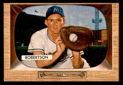 1955 Bowman Baseball #005 Jim Robertson A's NR-MT 559166
