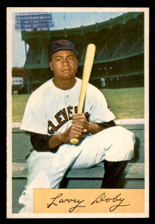 1954 Bowman Baseball #084 Larry Doby Indians EX-MT 559169