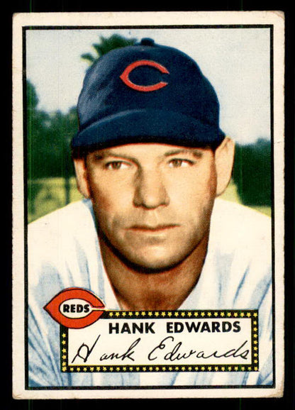 1952 Topps Baseball #176 Hank Edwards Reds VG-EX 559197