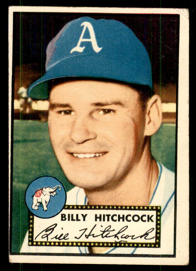1952 Topps Baseball #182 Billy Hitchcock A's VG 559198