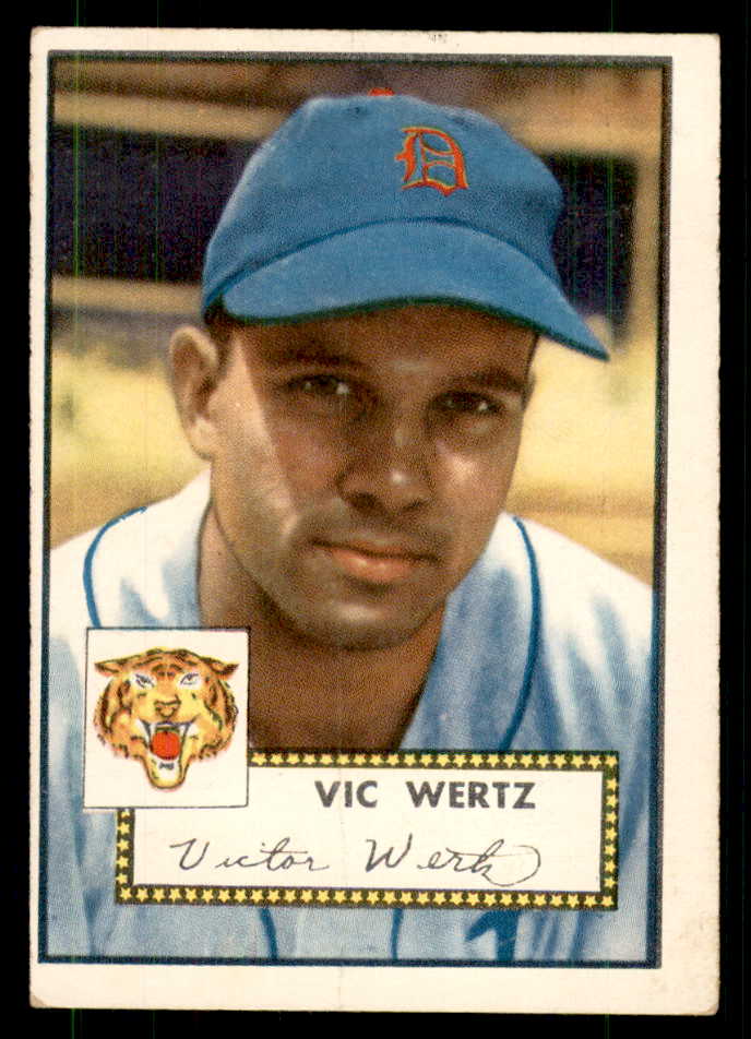 1952 Topps Baseball #244 Vic Wertz Tigers VG-EX 559199