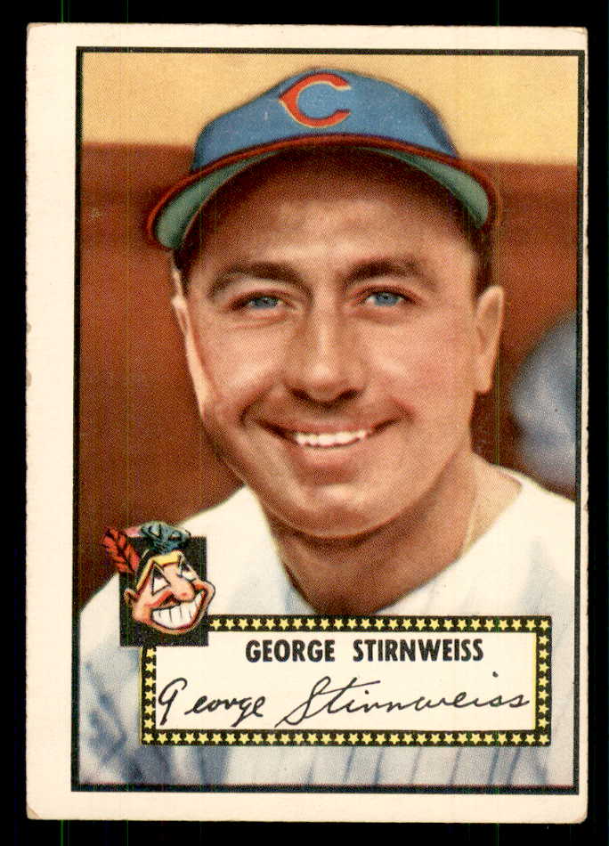 1952 Topps Baseball #217 Snuffy Stirnweiss Indians VG-EX 559213