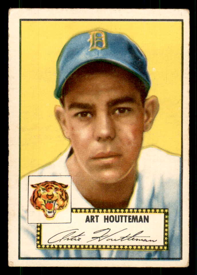 1952 Topps Baseball #238 Art Houtteman Tigers VG-EX 559216