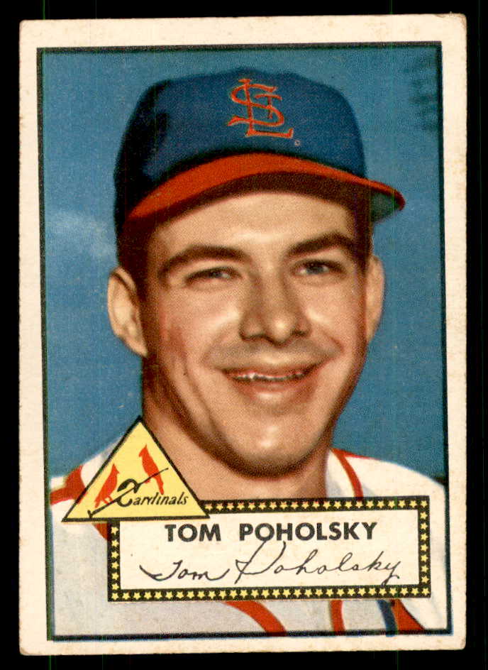 1952 Topps Baseball #242 Tom Poholsky Cardinals VG-EX 559242