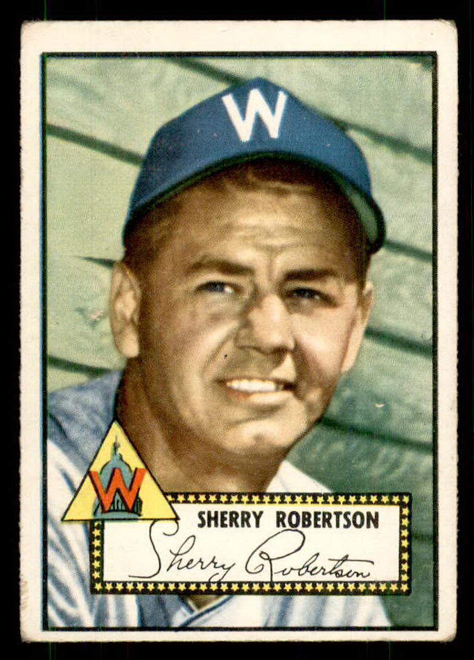 1952 Topps Baseball #245 Sherry Robertson Senators VG-EX 559243