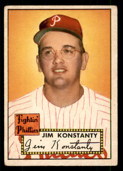 1952 Topps Baseball #108 Jim Konstanty Phillies VG-EX 559249