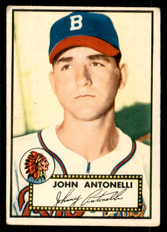 1952 Topps Baseball #140 John Antonelli Braves VG-EX 559254