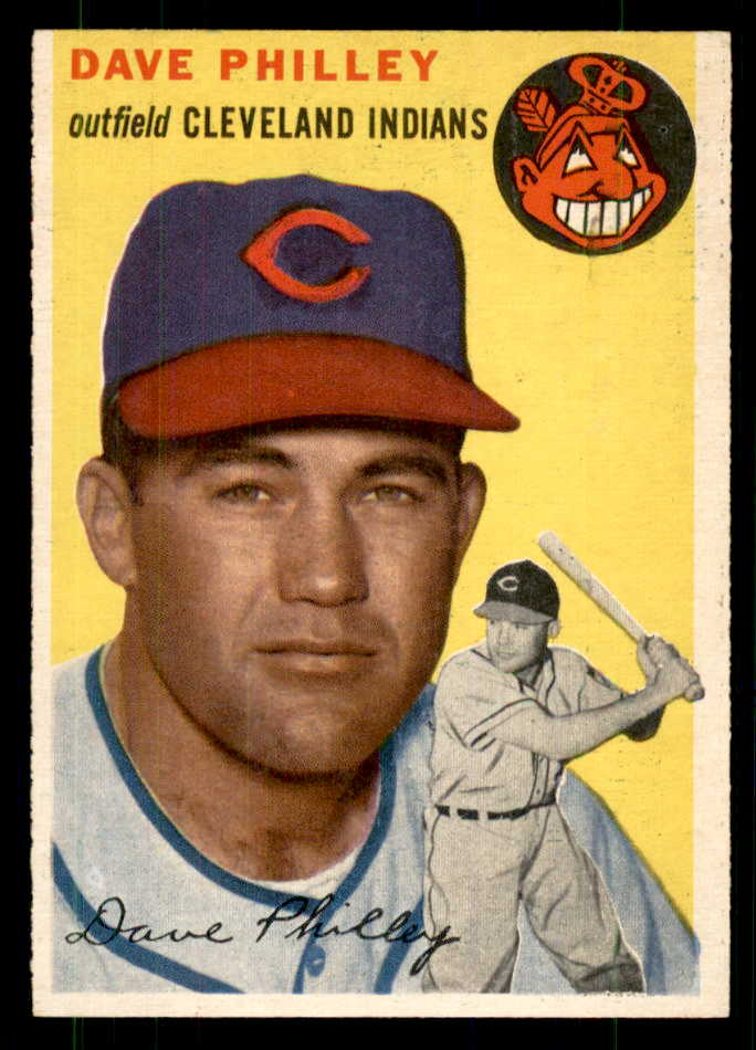 1954 Topps Baseball #159 Dave Philley Indians EX-MT 559260