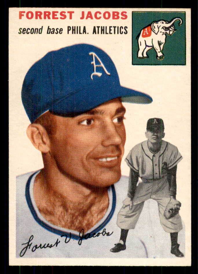 1954 Topps Baseball #129 Spook Jacobs A's NR-MT 559262