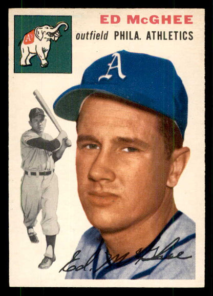 1954 Topps Baseball #215 Ed McGhee A's NR-MT 559263