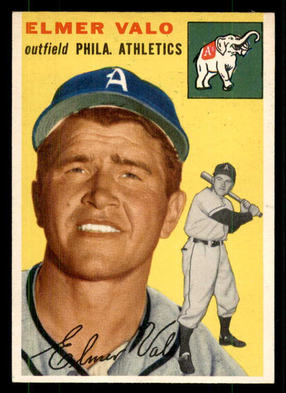 1954 Topps Baseball #145 Elmer Valo A's NR-MT 559265