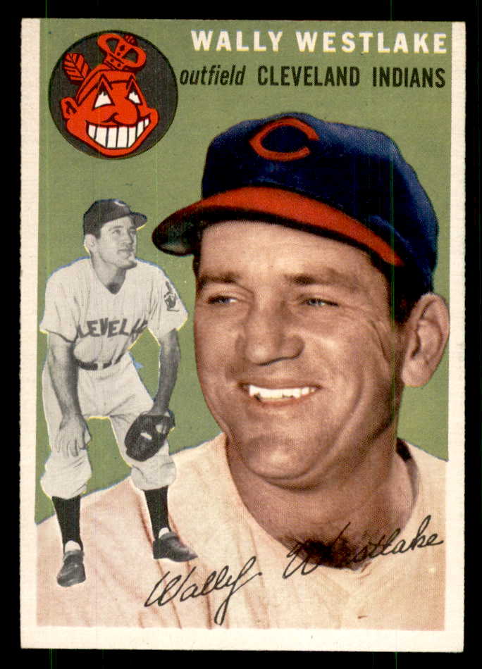 1954 Topps Baseball #092 Wally Westlake Indians EX-MT 559272