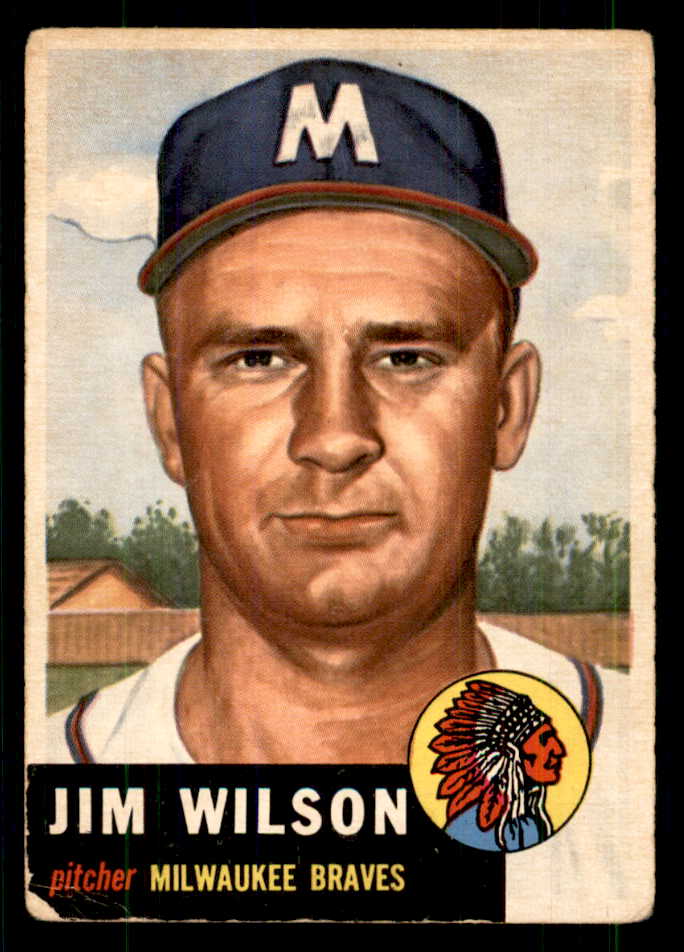 1953 Topps Baseball #208 Jim Wilson Braves VG-EX 559287