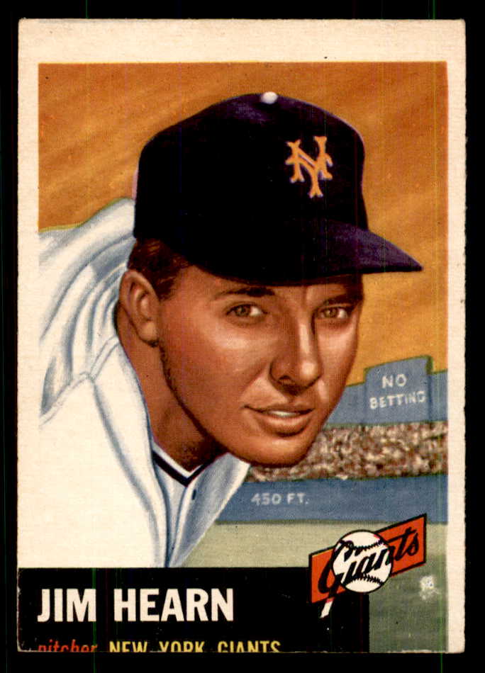 1953 Topps Baseball #038 Jim Hearn Giants VG-EX 559291